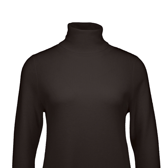 Allude Turtleneck Kjole, Brun